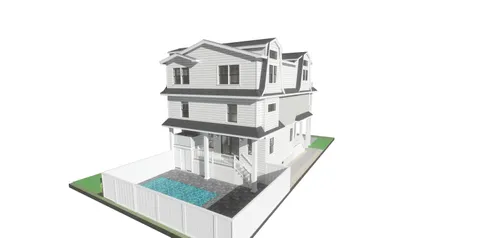 a view of entryway and kitchen