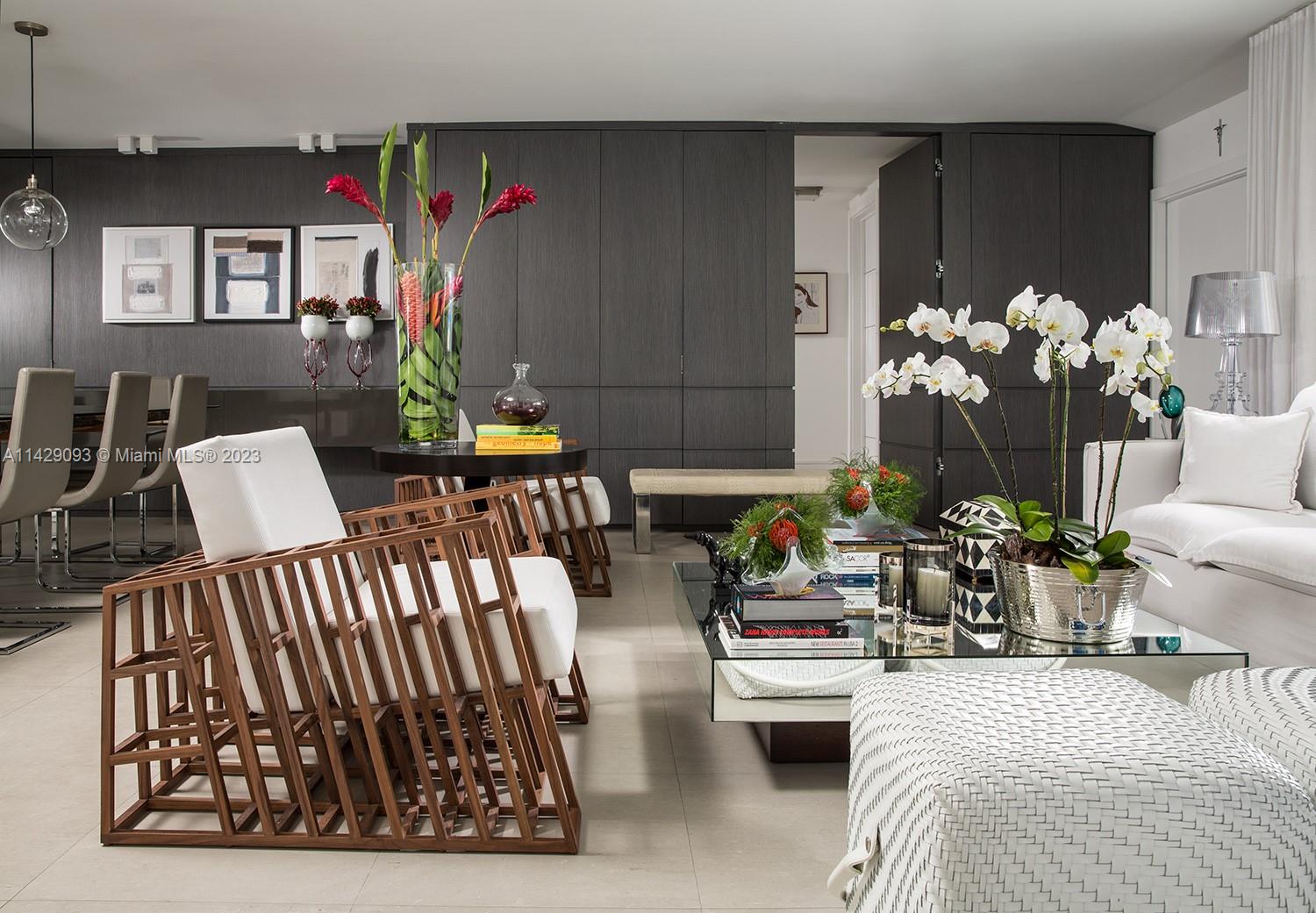 Morningside Miami, FL 33137 - Photo 16 of 29 a living room with furniture flowerpot and wooden floor