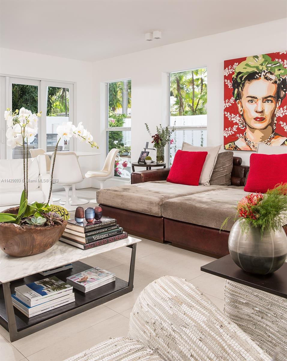 Morningside Miami, FL 33137 - Photo 19 of 29 a living room with furniture and a potted plant