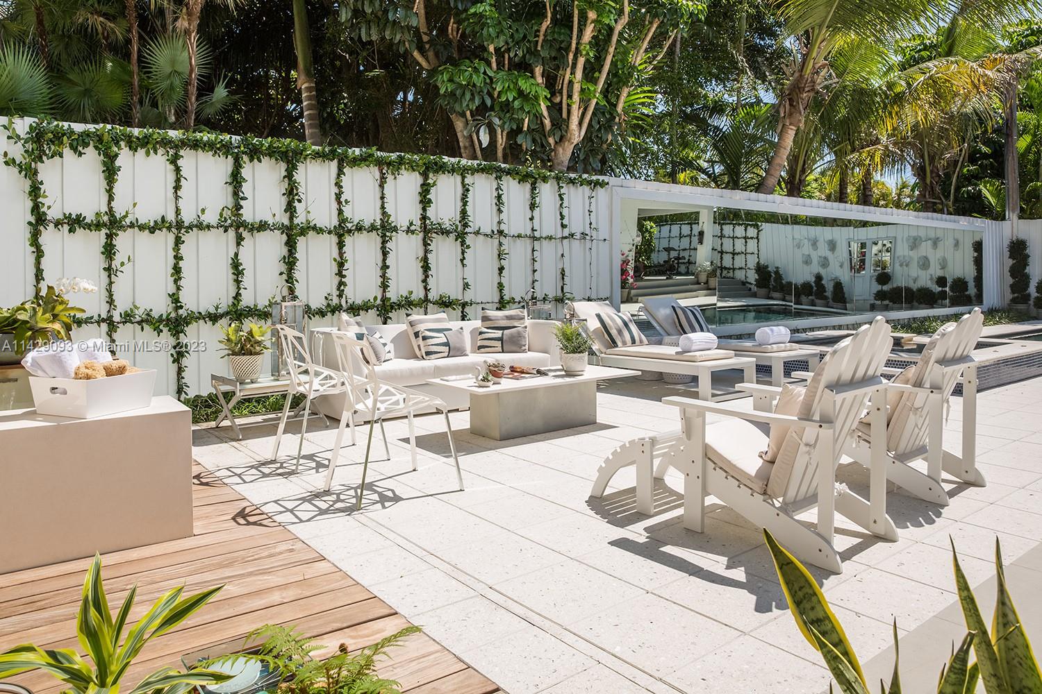 Morningside Miami, FL 33137 - Photo 24 of 29 a view of a patio with swimming pool