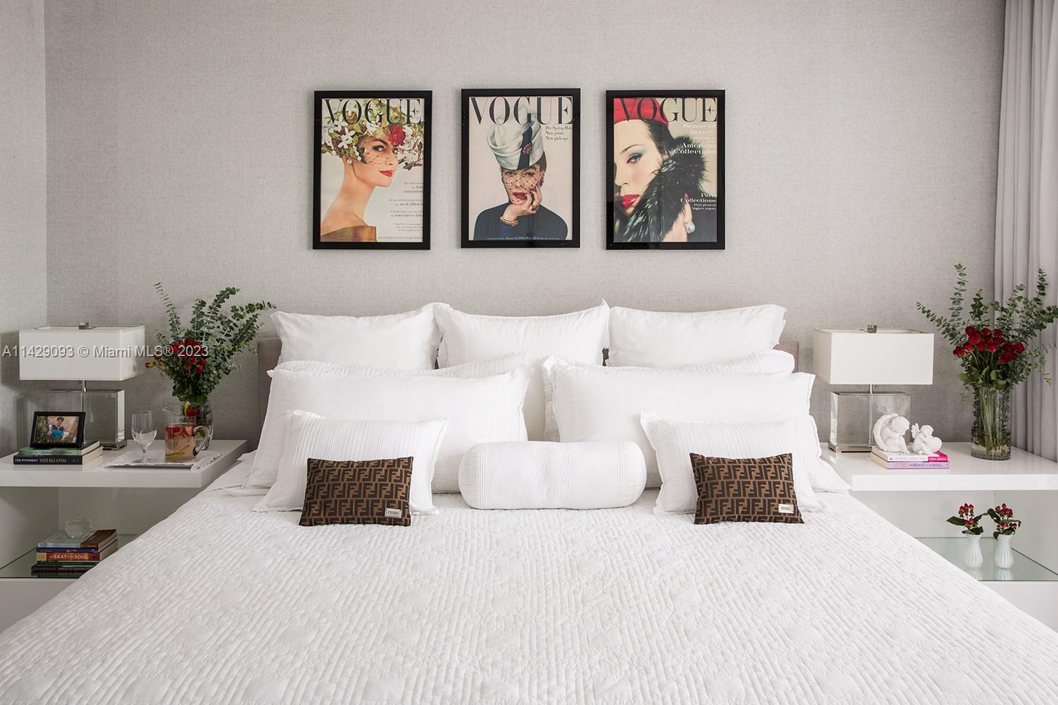 Morningside Miami, FL 33137 - Photo 7 of 29 a bedroom with a bed and painting on the wall