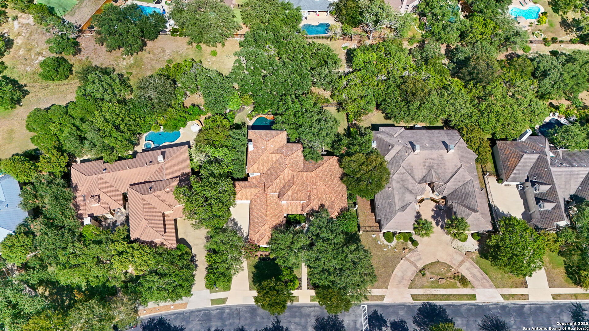 24630 Bogey Ridge San Antonio, TX 78260 - Photo 47 of 50 an aerial view of multiple house