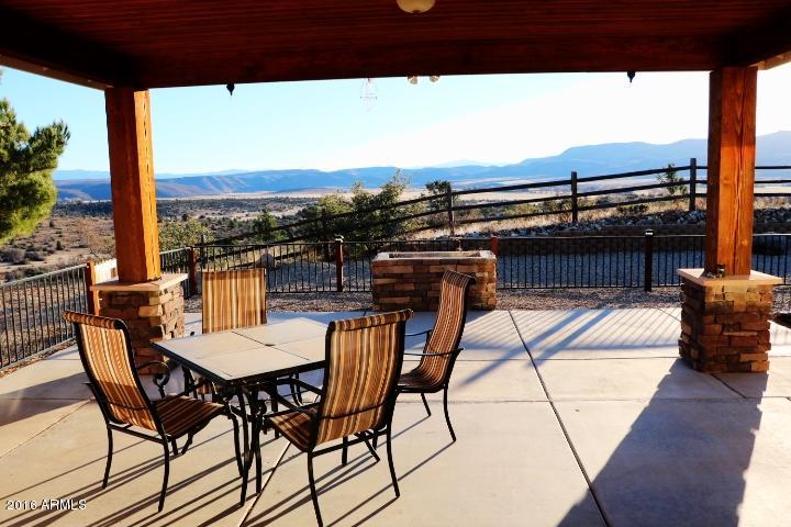 18221 Peeples Valley Road Peeples Valley, AZ 86332 - Photo 3 of 28 Exterior - back patio with views