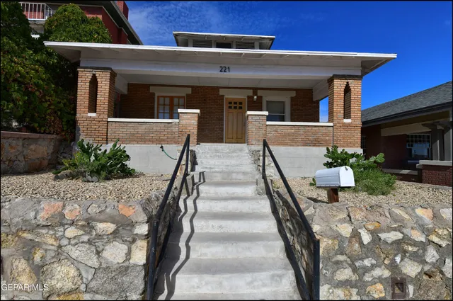 a view of a car park from a balcony