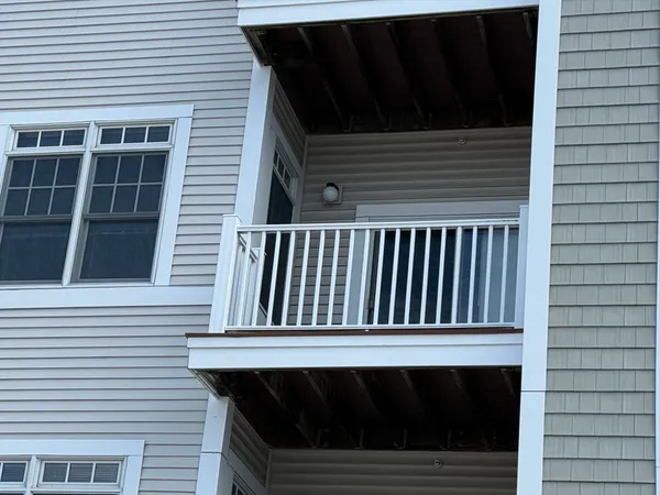 a view of a house with a deck