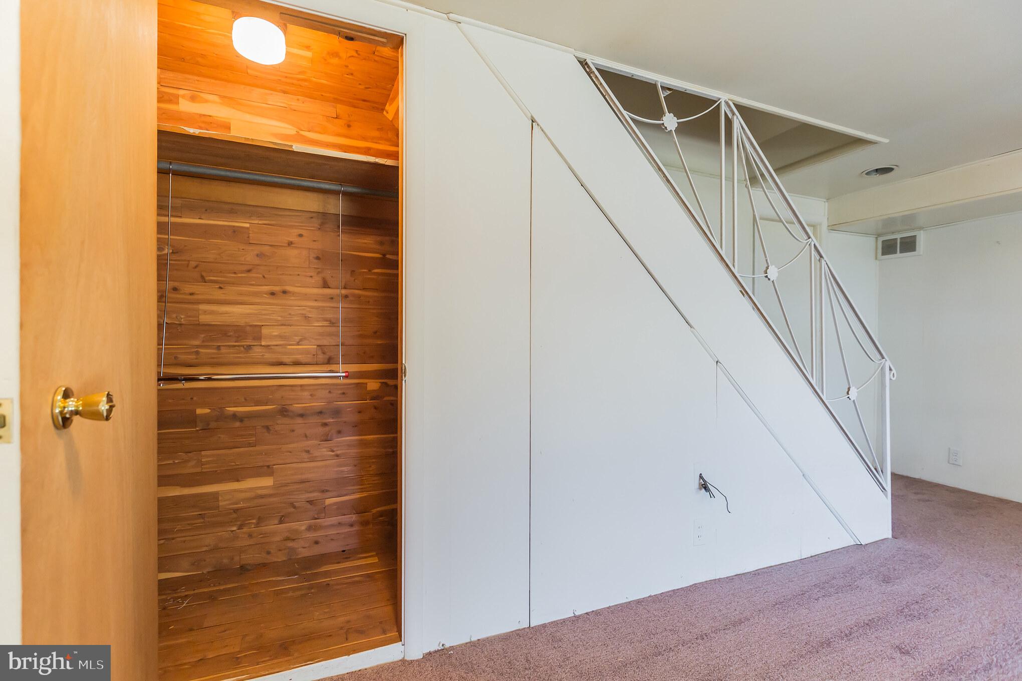 1160 Morefield Road Philadelphia, PA 19115 - Photo 25 of 31 Basement cedar closet & other hidden storage areas