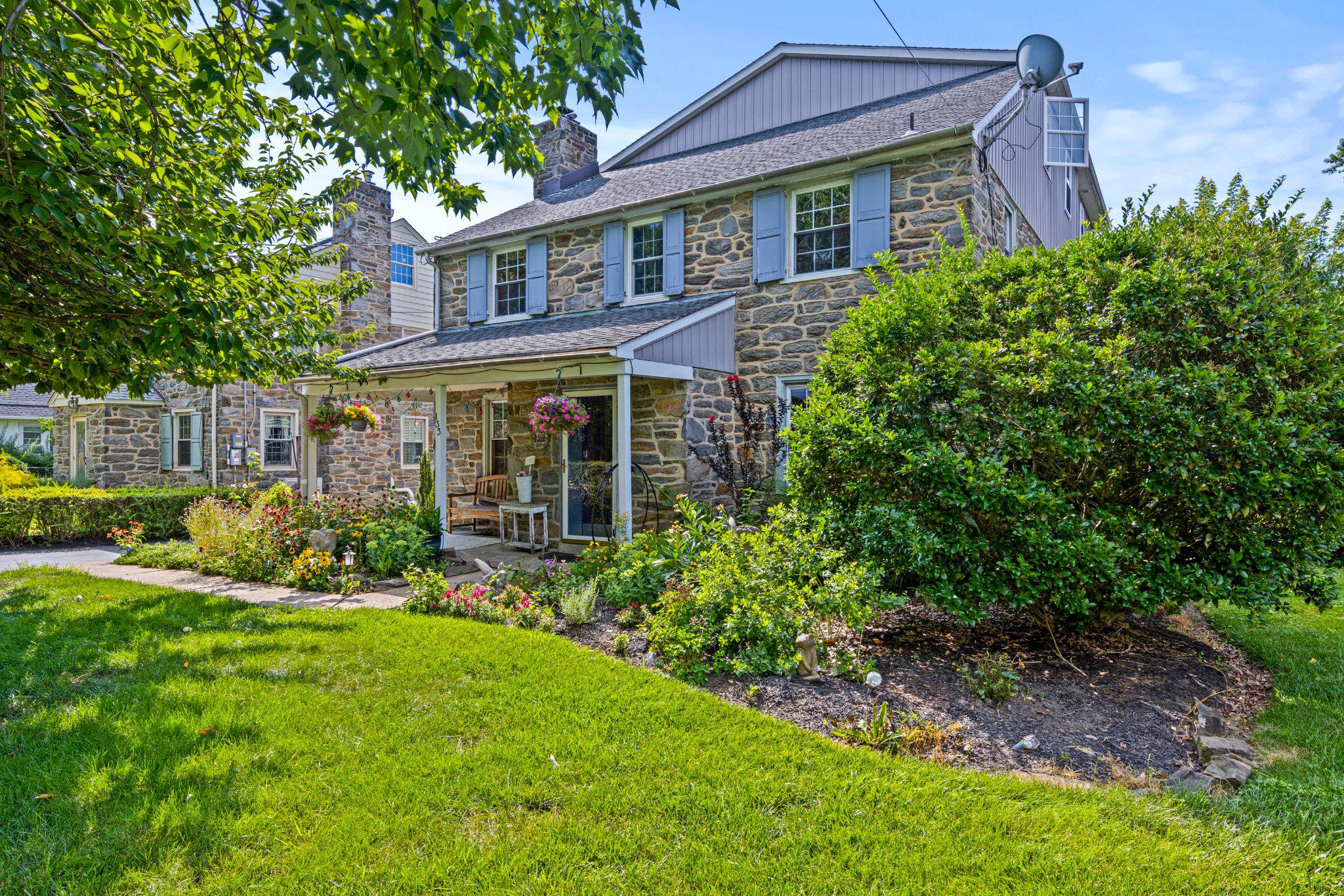 133 Sutton Road Ardmore, PA 19003 - Photo 1 of 33 Charming Stone Exterior