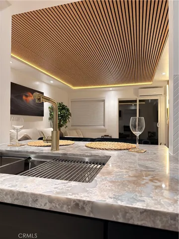 a view of a kitchen area of the house