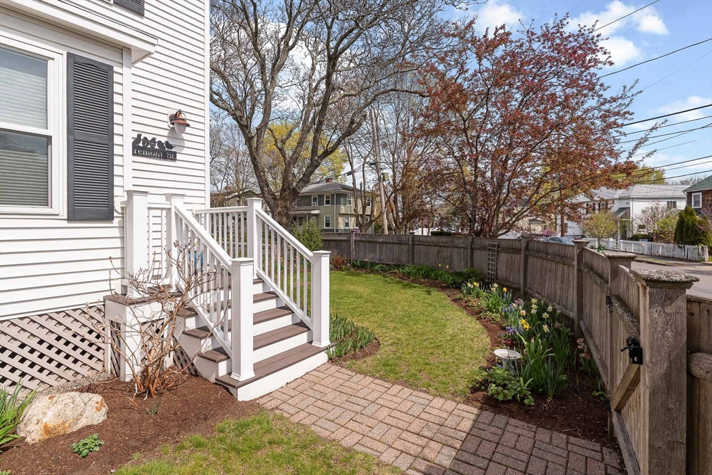75 Fremont Street Arlington, MA 02474 - Photo 20 of 20 a view of a deck with a yard