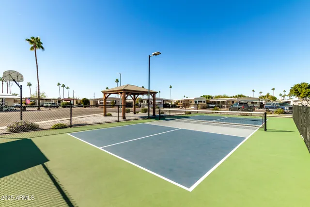 a view of a tennis court