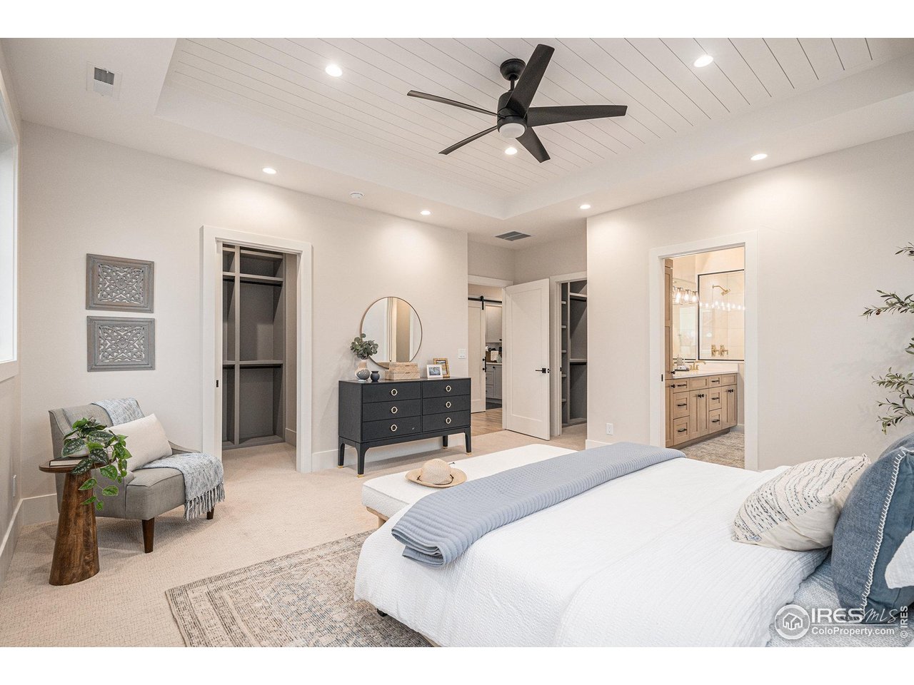 760 Jersey Street Denver, CO 80220 - Photo 18 of 41 Primary suite includes 2 closets and attached primary bath