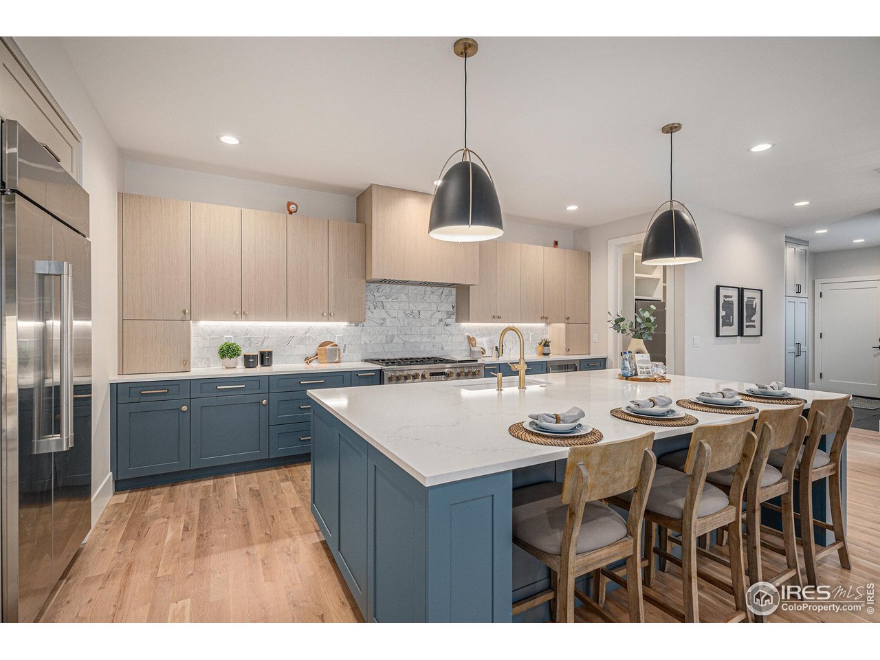 760 Jersey Street Denver, CO 80220 - Photo 8 of 41 Large kitchen island and luxury appliances