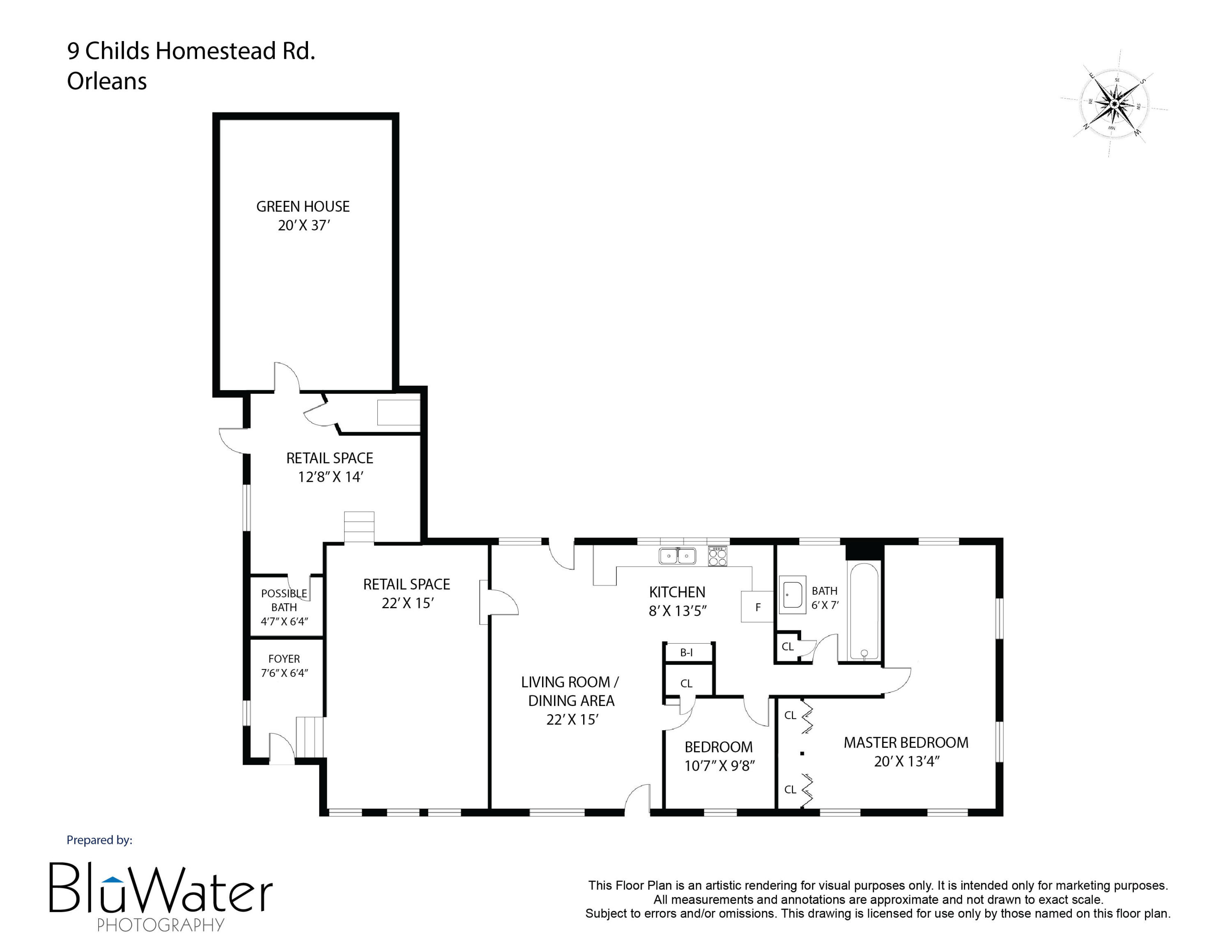 9 Childs Homestead Road Orleans, MA 02653 - Photo 13 of 19 a picture of a floor plan