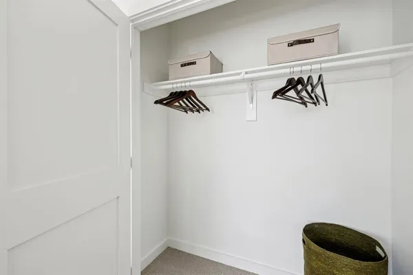 a view of a closet