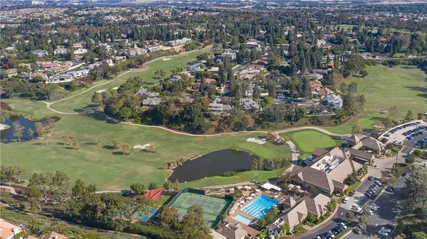 an aerial view of a houses