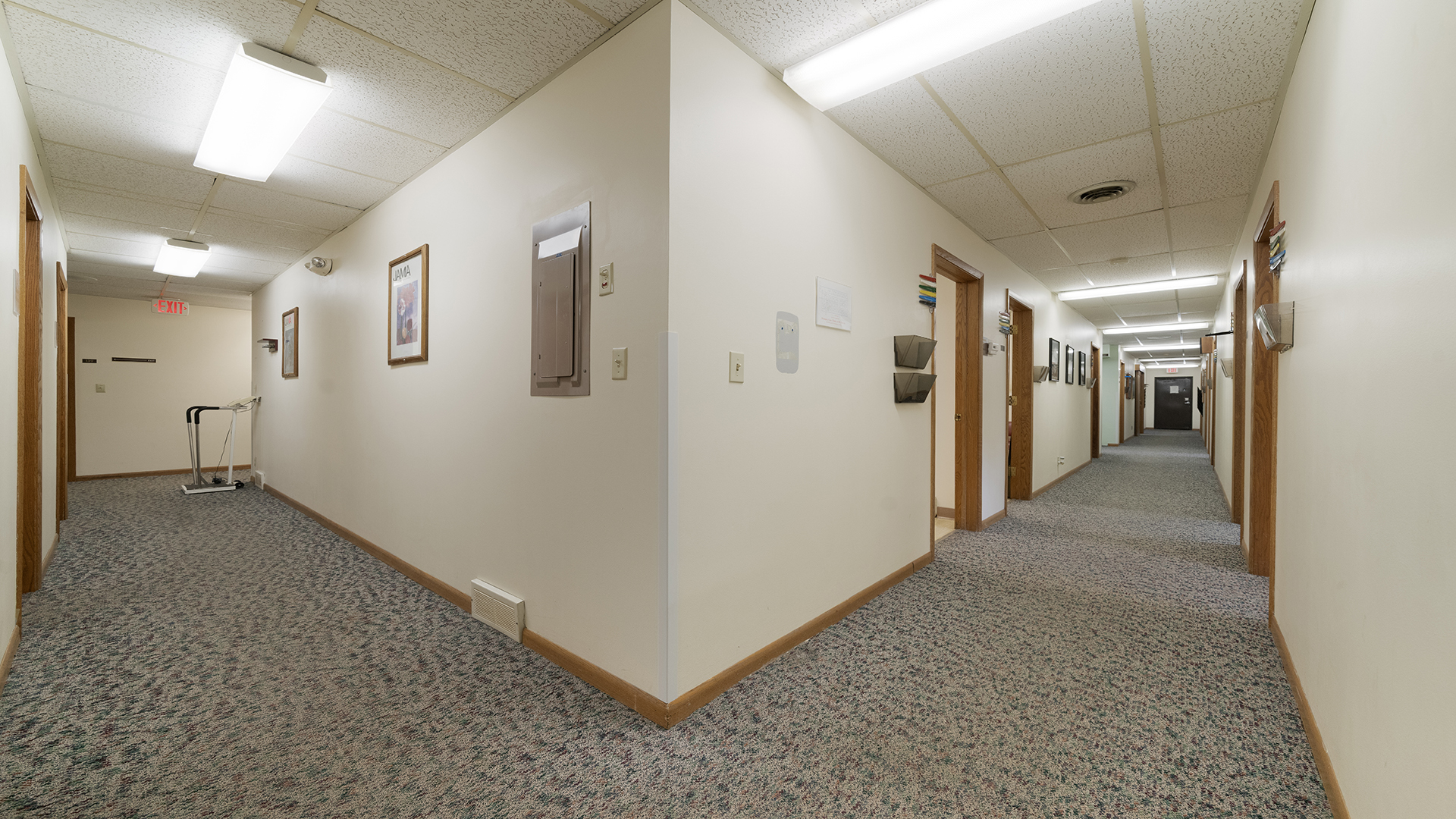 405 Charles Street Mount Morris, IL 61054 - Photo 35 of 61 a view of a hallway with wooden floor