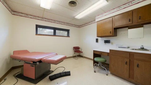 a view of a house with a yard and large tree