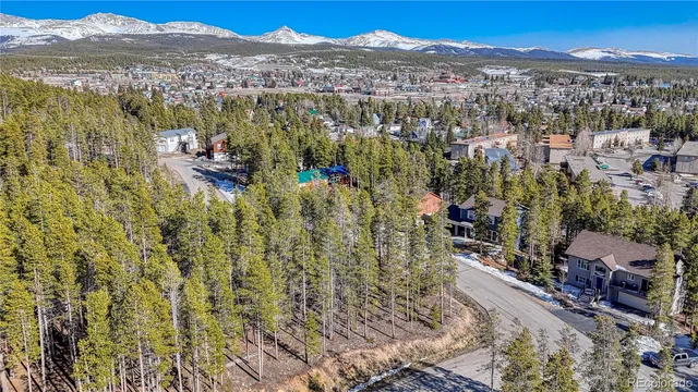 a view of city and mountain