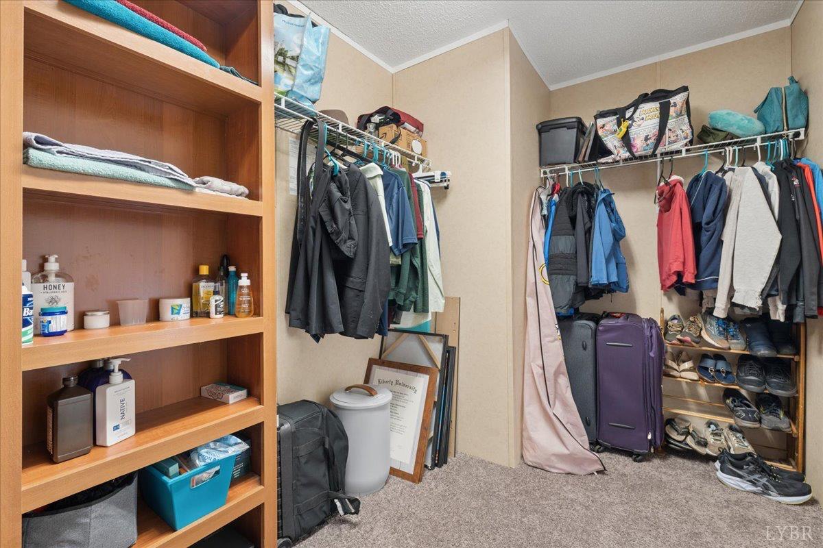 6124 Old Courthouse Road Appomattox, VA 24522 - Photo 27 of 52 a view of walk in closet with clothes and shoes