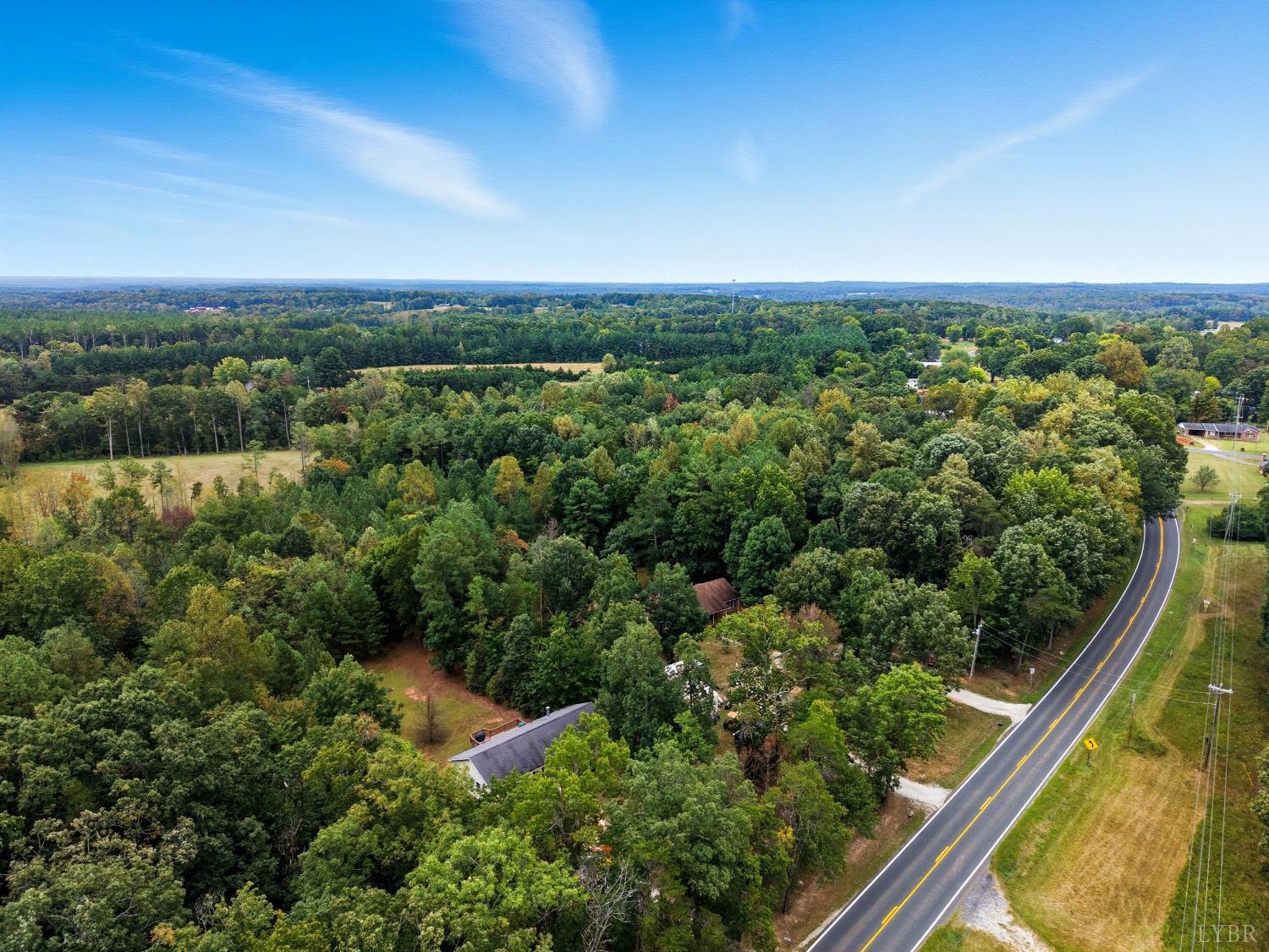 6124 Old Courthouse Road Appomattox, VA 24522 - Photo 46 of 52 an aerial view of residential house and outdoor space