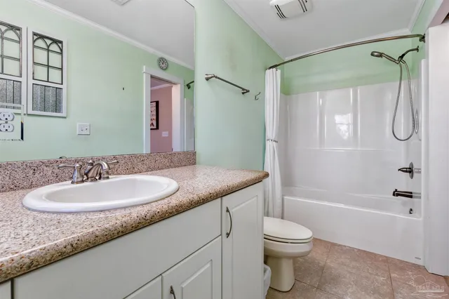 a view of a swimming pool with an outdoor space