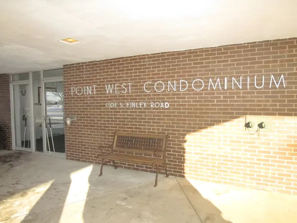 a view of a brick wall