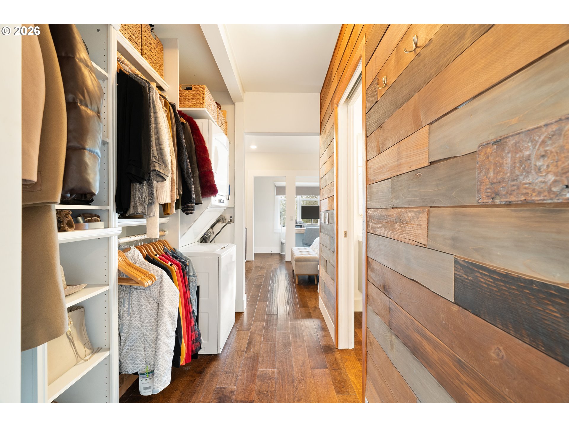 3017 South Water Avenue Portland, OR 97201 - Photo 15 of 31 a view of walk in closet with clothes and shoes