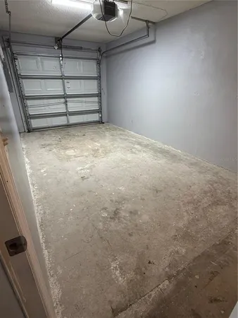 a view of a room with an empty space