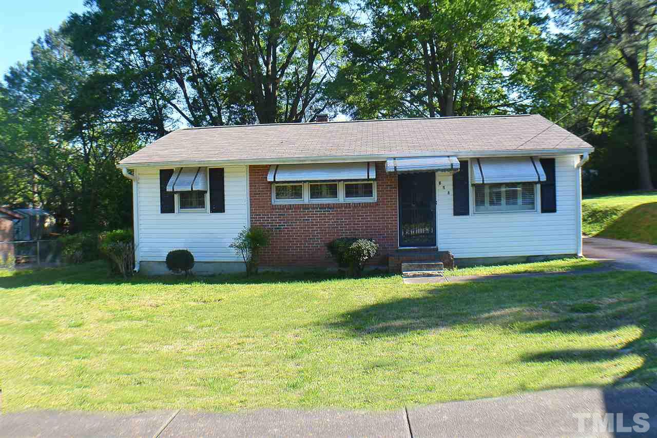 856 Hadley Road Raleigh, NC 27610 - Photo 1 of 13 a view of a house with a yard
