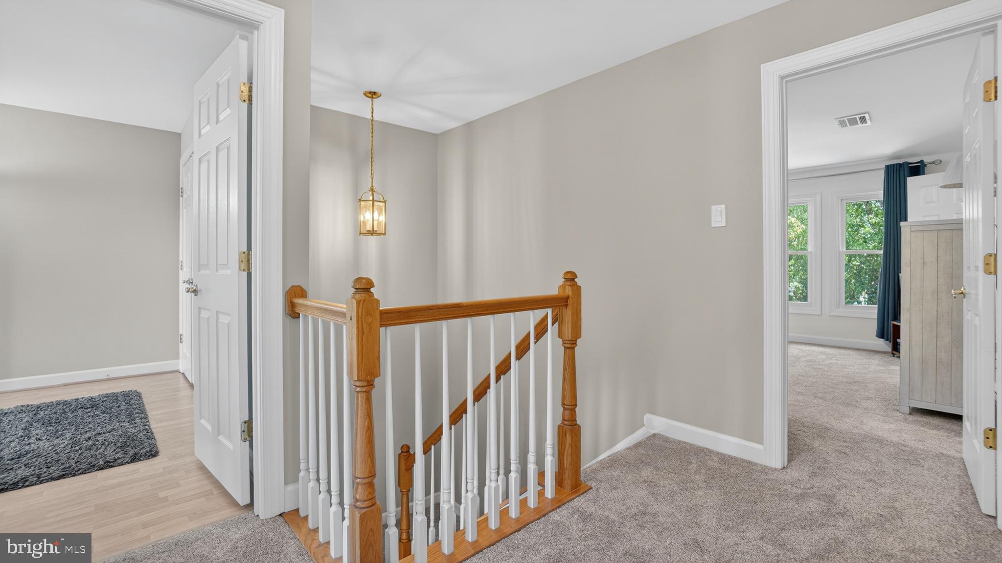 2812 Brite Court Crofton, MD 21114 - Photo 25 of 55 a view of a hallway with a livingroom and stairs