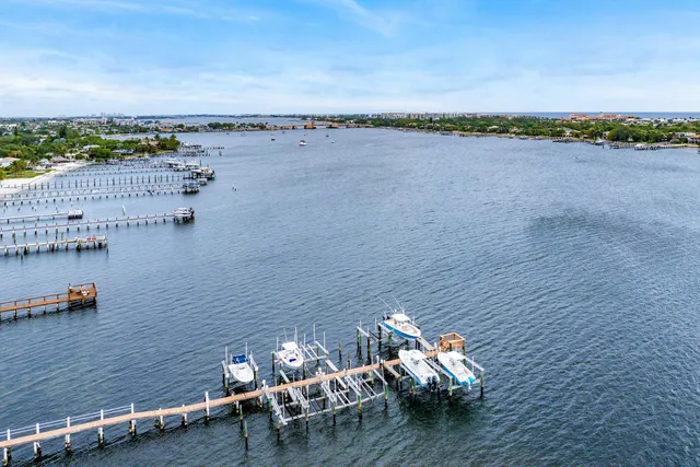 a view of a backyard with plants and outdoor seating