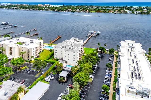 a view of a city with tall buildings