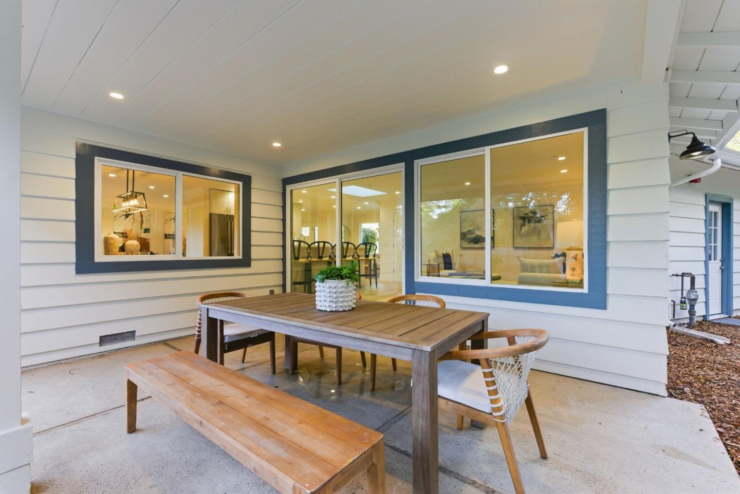 670 La Mesa Drive Portola Valley, CA 94028 - Photo 33 of 43 a dining room with furniture and window