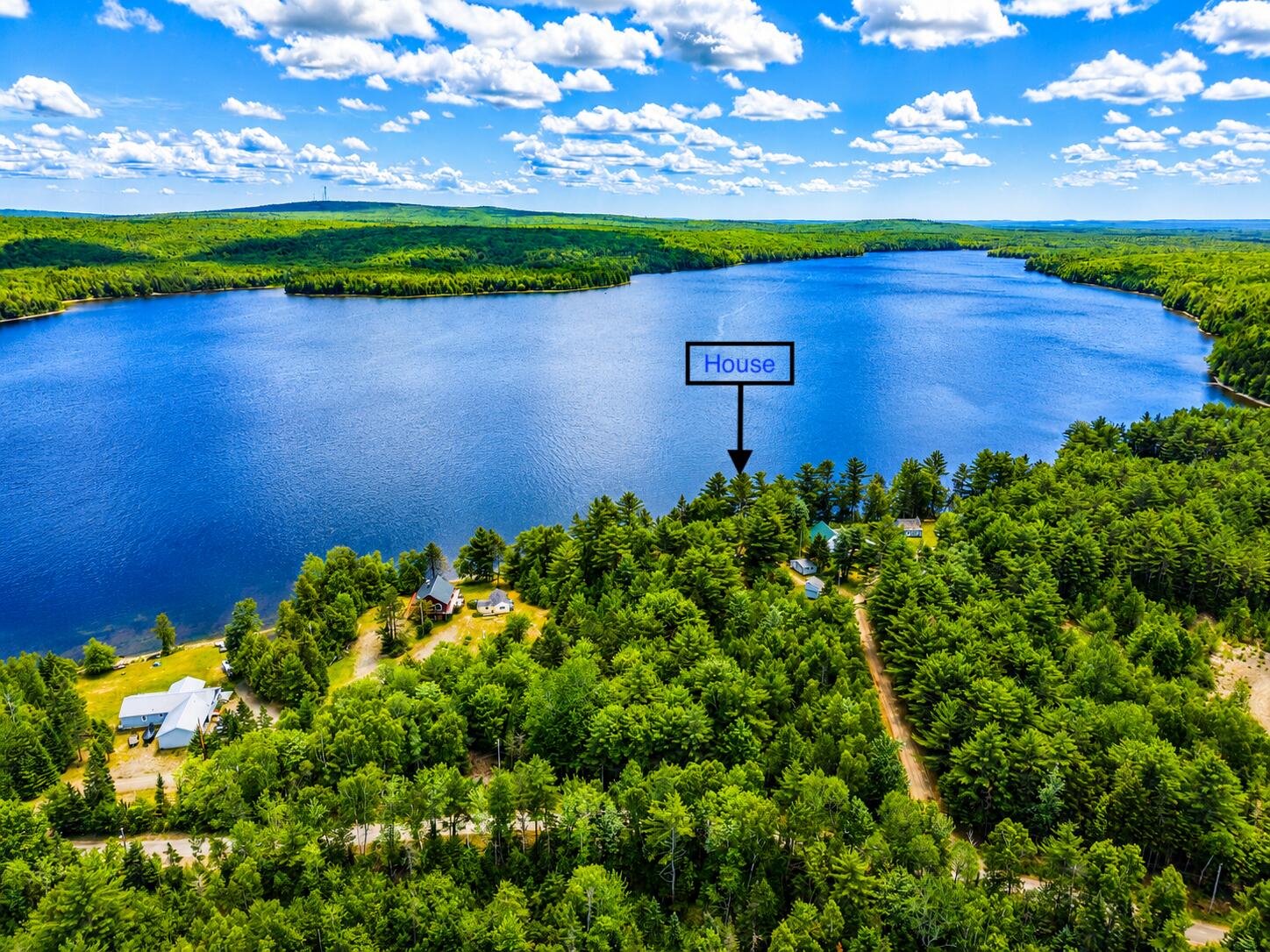 36 Sunset Point Drive Bradley, ME 04411 - Photo 5 of 44 House from Drone View