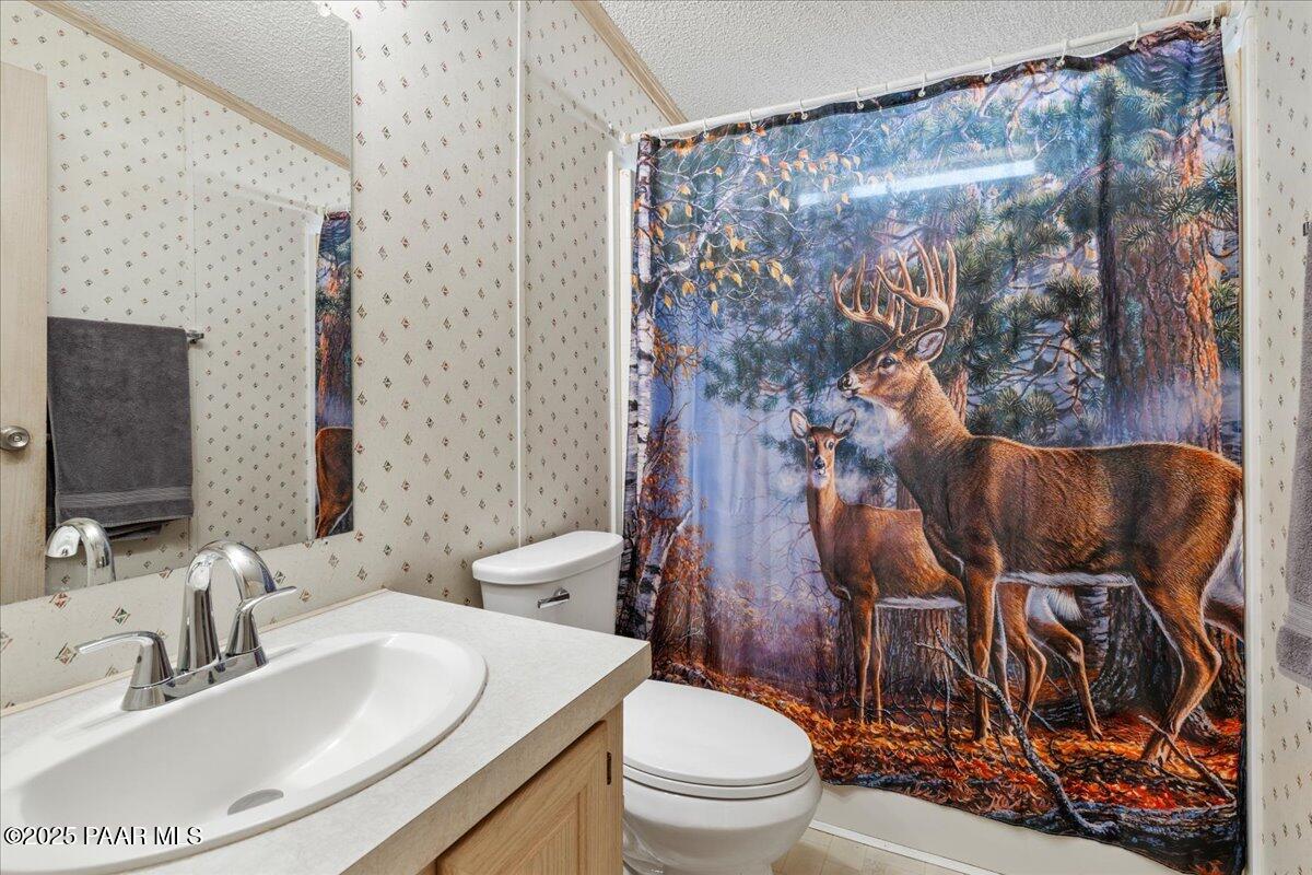 24725 North Patricia Road Paulden, AZ 86334 - Photo 17 of 36 a bathroom with a toilet sink and mirror