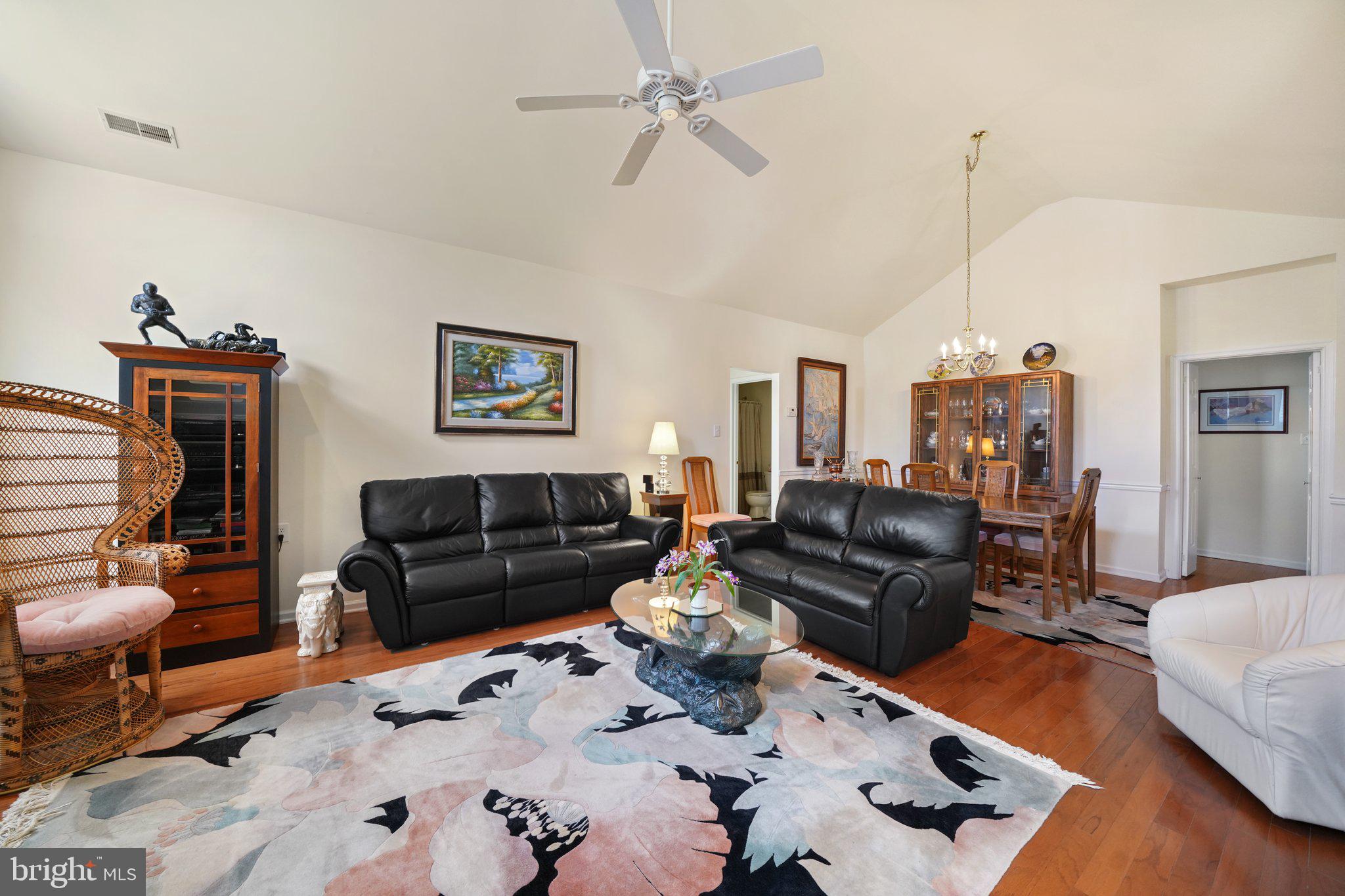 1402 Dawman Road Coatesville, PA 19320 - Photo 5 of 25 Living Room w/ Hardwood Floors