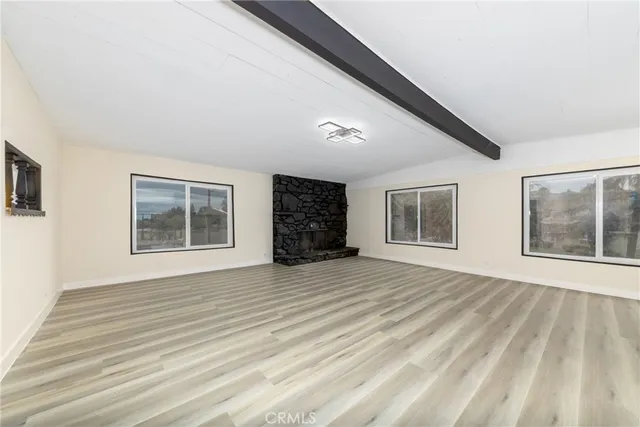 wooden floor in an empty room