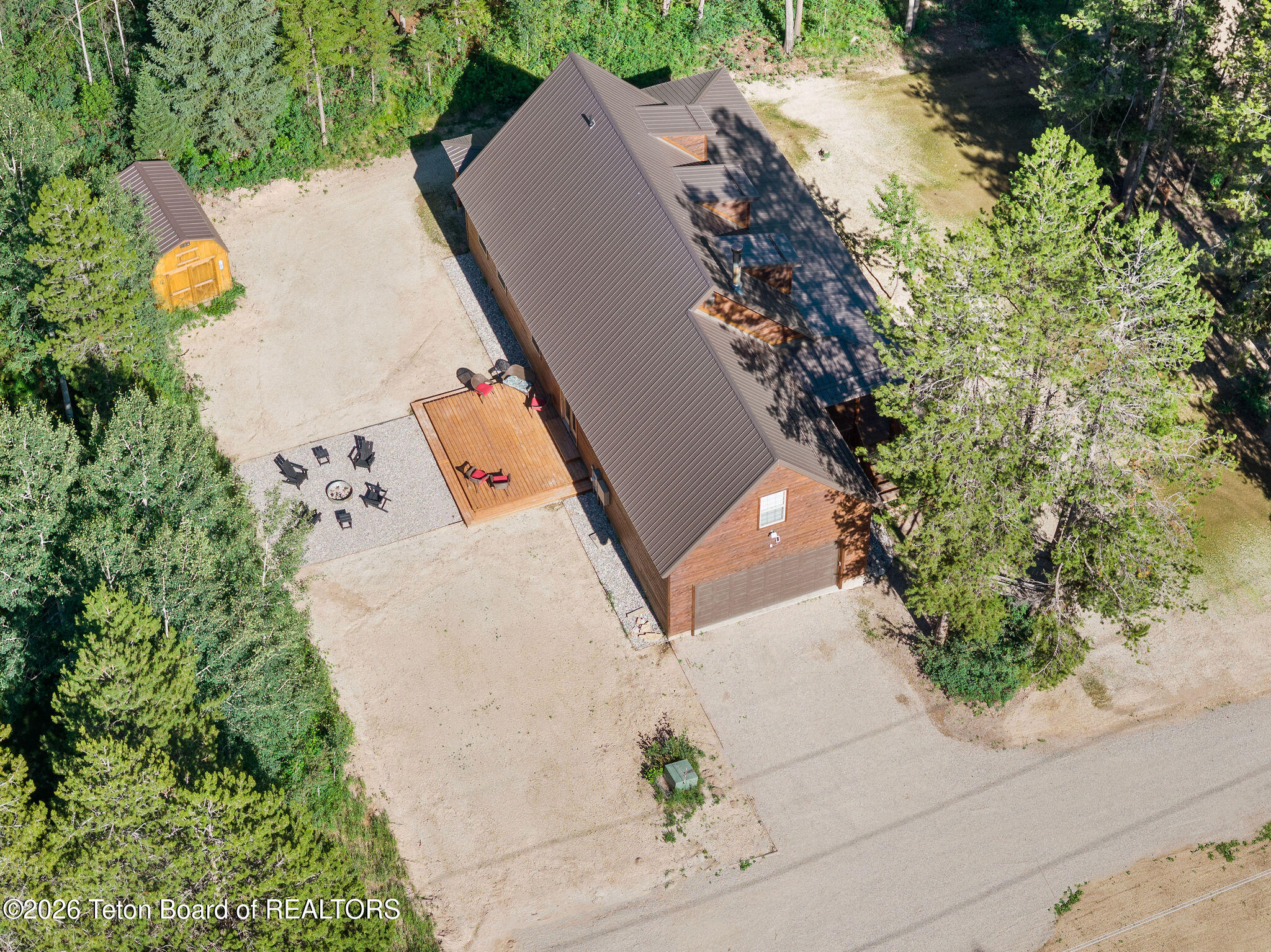 9 Pine Street Alpine, WY 83128 - Photo 8 of 78 Aerial View-new landscaping