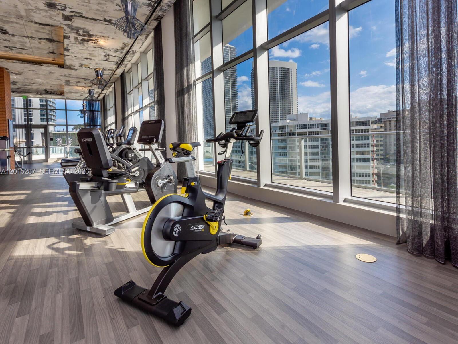 4010 South Ocean Drive, Unit R2004 Hollywood, FL 33019 - Photo 16 of 28 a view of a room with gym equipment