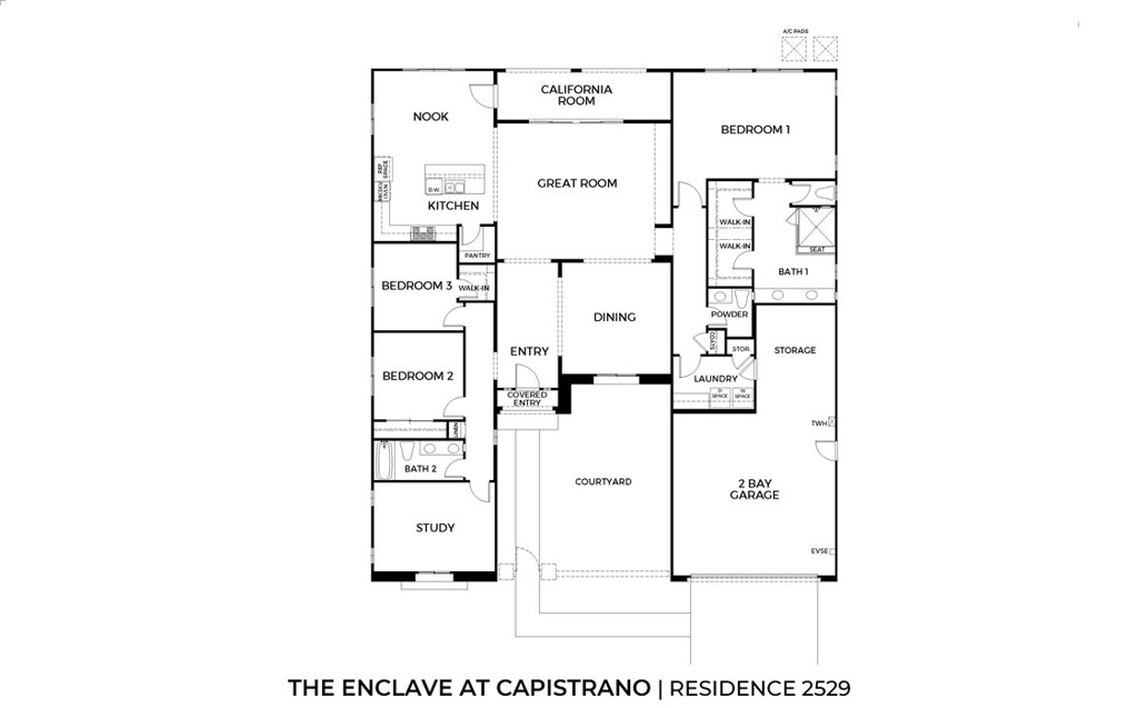 81803 Via Encinitas La Quinta, CA 92253 - Photo 2 of 2 a picture of a floor plan