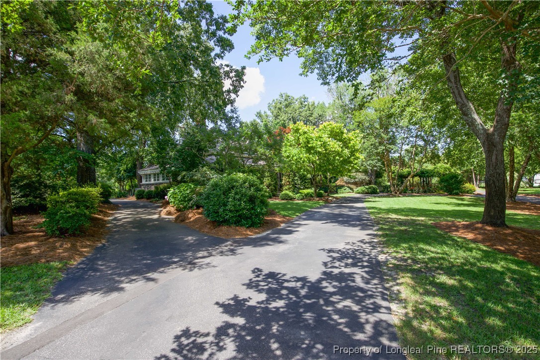 200 Cameron Avenue Vass, NC 28394 - Photo 29 of 50 a backyard of a house with lots of green space