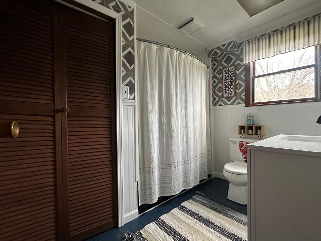 496 Stifflertown Road Cherry Tree, PA 15724 - Photo 31 of 50 a bathroom with a sink toilet and shower