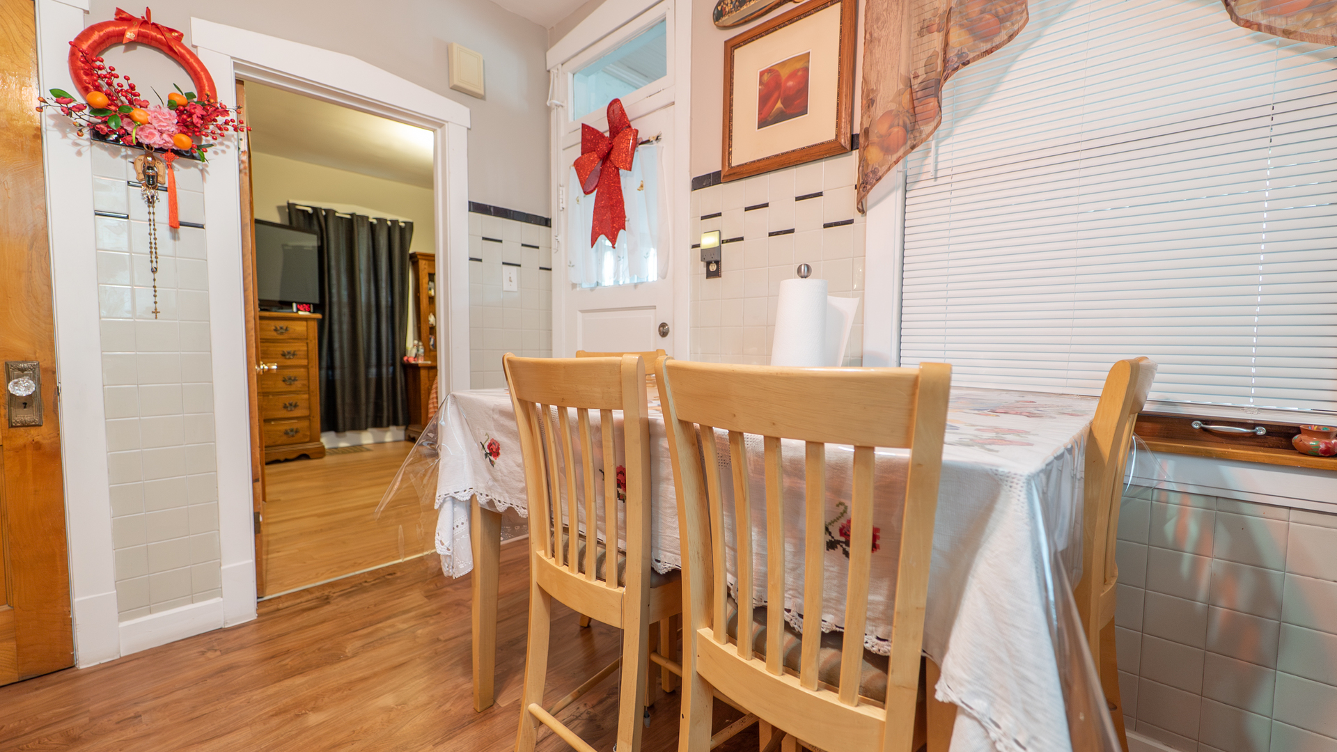 10613 South Ave F Chicago, IL 60617 - Photo 11 of 35 a view of a hallway with wooden floor and staircase