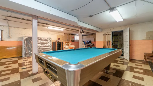 a room with storage and utility