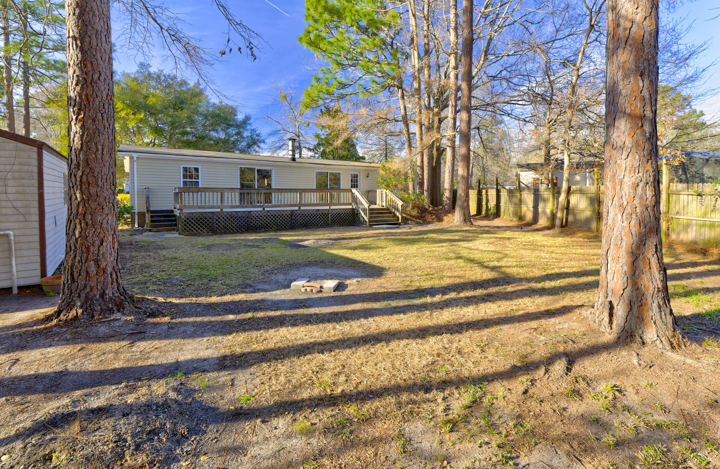 160 Grapevine Road Summerville, SC 29483 - Photo 3 of 44 Large Back yard w shed