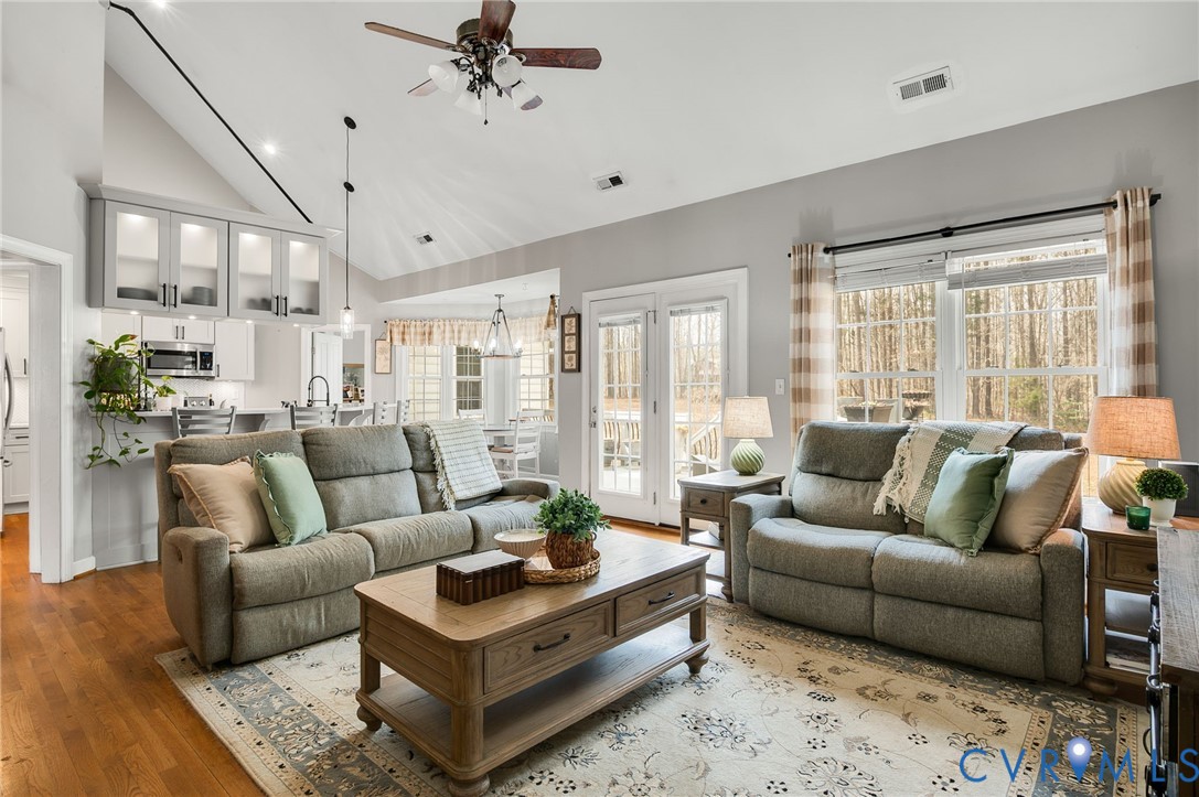 6109 Autumn Bluff Road Powhatan, VA 23139 - Photo 4 of 28 a living room with furniture and a large window