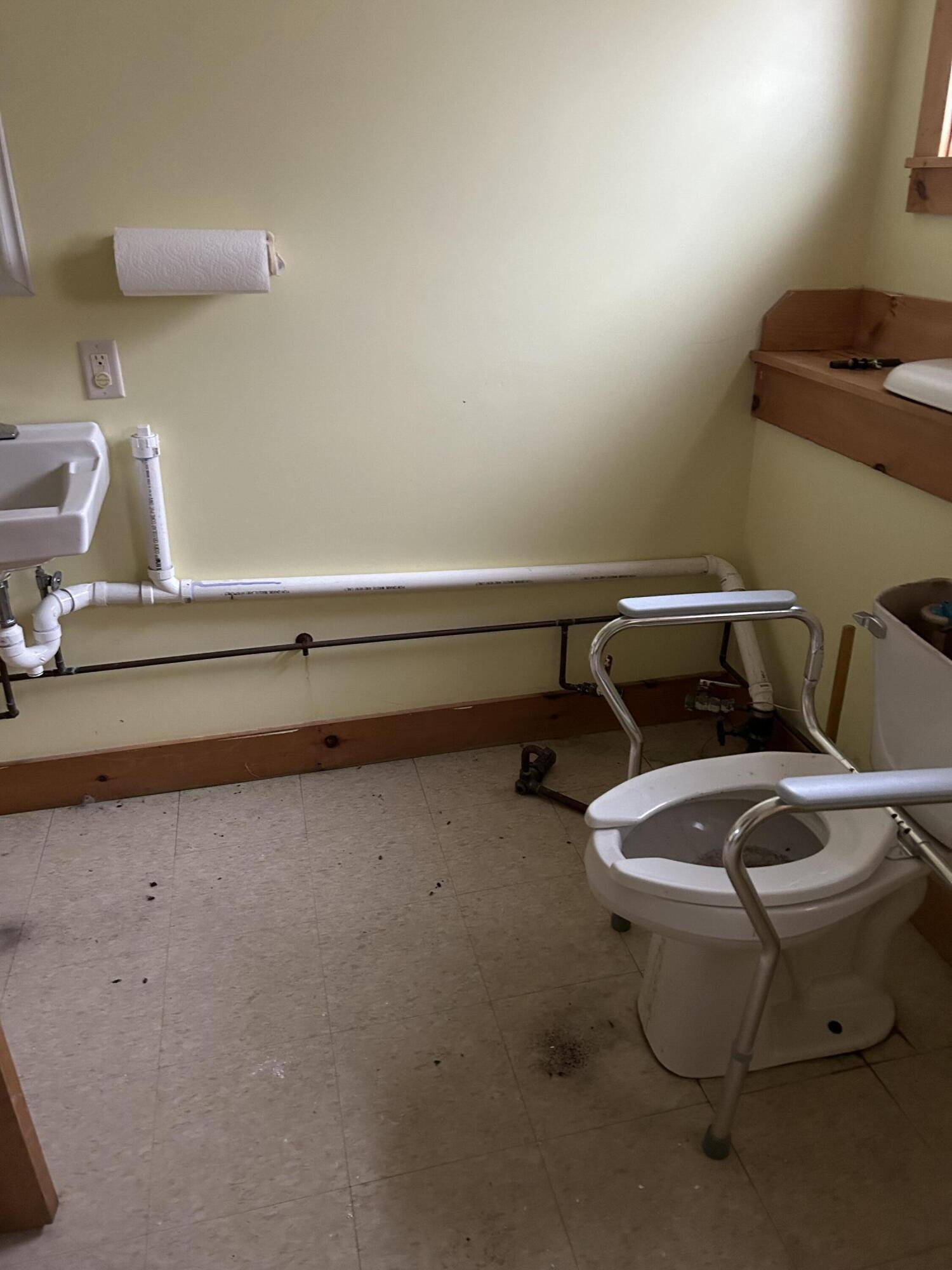 51 High Street Kingfield, ME 04947 - Photo 12 of 19 Basement Bathroom