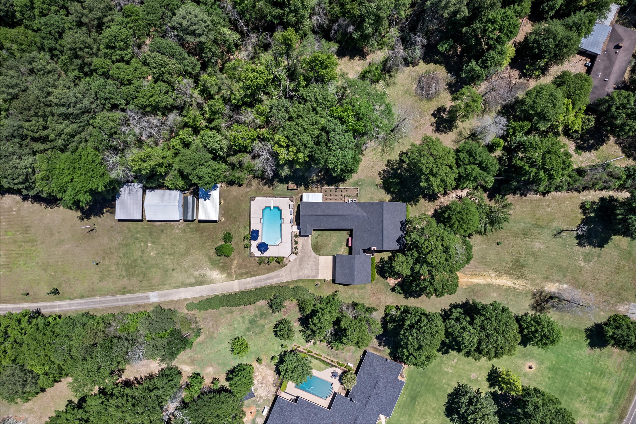 3084 Highway 63 Jasper, TX 75951 - Photo 44 of 44 an aerial view of residential house with outdoor space