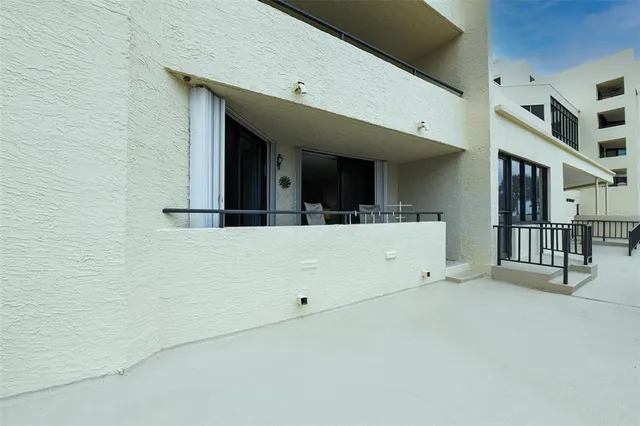 a view of a couch in a room
