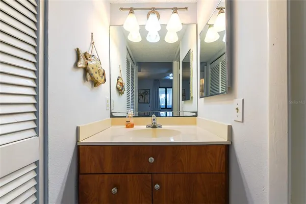 an outdoor space with seating